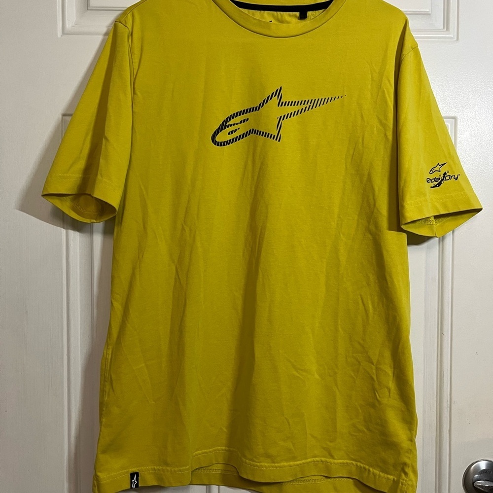 2/$30 Alpinestars Ageless V2 Tech Tee Large Made in Italy Sportswear